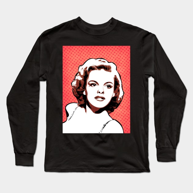 Judy Garland | Pop Art Long Sleeve T-Shirt by williamcuccio